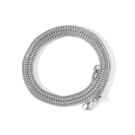 Silver Apex Stainless Steel Chain For Men